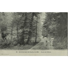 CPA: SAINT-GERMAIN-LES-COUILLY, Route de Villiers, vers 1900