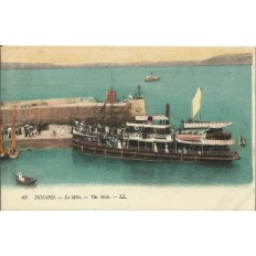 CPA: DINARD: Le Mole (couleurs), Années 1910