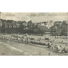 CPA: DINARD: Les Terrasses et High-Life Casino, vers 1910