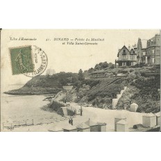 CPA: DINARD: Pointe du Moulinet et Villa Saint-Germain, vers 1920