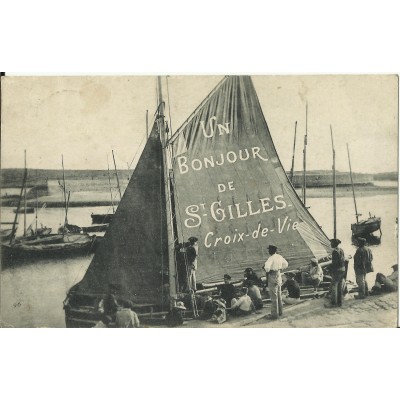 CPA: SAINT-GILLES CROIX DE VIE, années 1920