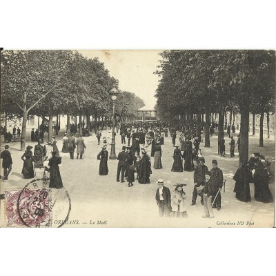 CPA: ORLEANS, Le Mail, vers 1900.