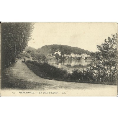 CPA - PIERREFONDS, Les Bords de l'Etang - Années 1900