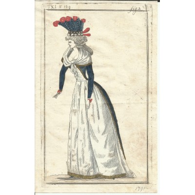 GRAVURE de MODE du XVIIIe s. ENGRAVING FASHION XVIIIth. (5)