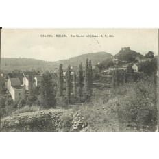 CPA - MALAIN, Rue Gaudot et Chateau, vers 1920.