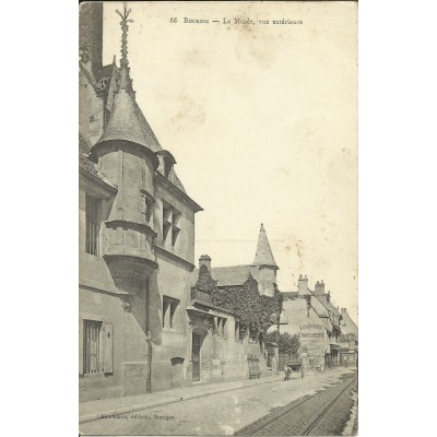 CPA: BOURGES, Le Musée, vue extérieure, vers 1900