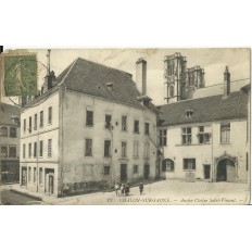 CPA: CHALON-sur-SAONE, Ancien Cloitre Saint-Vincent, vers 1910