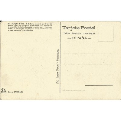 CPA: BARCELONA, Parque Zoologico, Elefante Baby, années / anos 1930