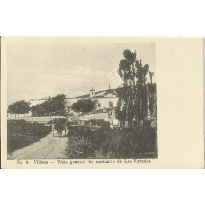 CPA: VILLENA, El Santuario de Las Virtudes, années / anos 1900