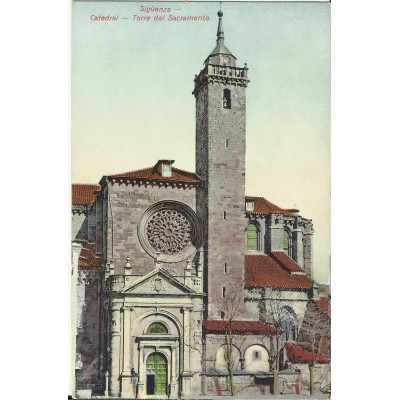 CPA: SIGUENZA, Catedral, Torre del Sacramento, années / anos 1910