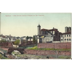 CPA: SIGUENZA, Vista desde el Puente de San Frncisco, années / anos 1910