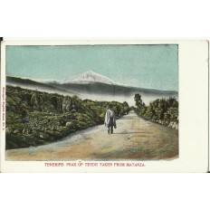 CPA: TENERIFE, Pico de Teyde desde Matanza, années / anos 1910