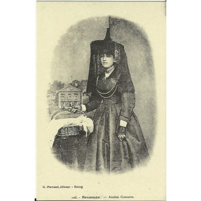 CPA: (REPRO). BRESSANE, Ancien Costume, vers 1900.