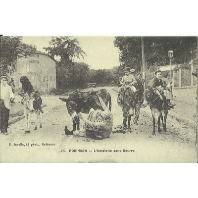 CPA: (REPRO). LE PLESSIS-ROBINSON, L'Omelette sans Beurre, vers 1900.