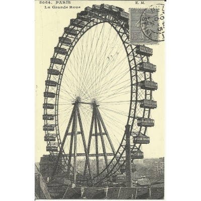 CPA: (REPRO). PARIS, La Grande Roue, vers 1920