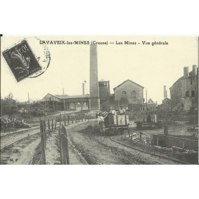 CPA: (REPRO). LAVEIX-les-MINES, Les Mines, vers 1910
