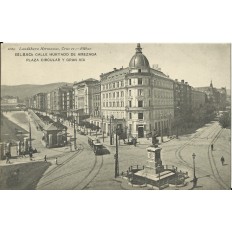 CPA: ESPANA, BILBAO, Calle Hurtado de Amezaga, anos 1900