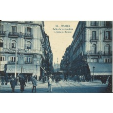 CPA: ESPANA, MADRID, Calle de la Montera, anos 1910
