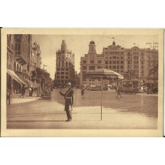 CPA: ESPANA, VALENCIA, Plaza del Caudillo, anos 1920