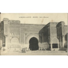 CPA: MAROC, MEKNES, Bab-el-Mansour, années 1910