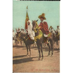 CPA: MAROC ou ALGERIE, Cavaliers Arabes, Un Gouin, années 1910