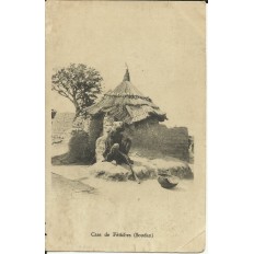 CPA: SOUDAN, Case de Fétiches, vers 1900.