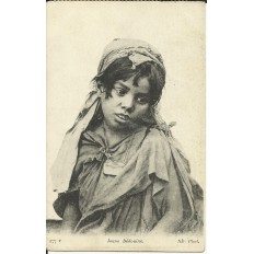 CPA: MAROC ou ALGERIE, Jeune Bédouine, années 1910