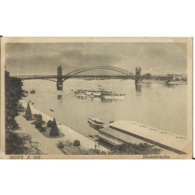 CPA: ALLEMAGNE, BONN a.Rh. Rheinbrucke, jahre1920