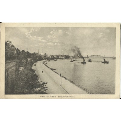 CPA: ALLEMAGNE, BONN am.Rh. Rheinpromenade, jahre1920