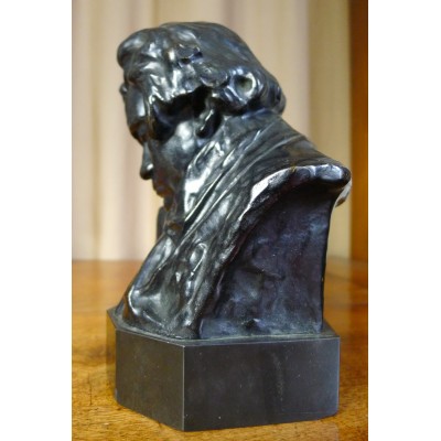  Pierre Félix FIX-MASSEAU (1869-1937), Buste de BEETHOVEN, BRONZE, Fond.COLIN