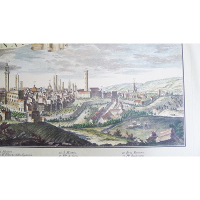 SIENNE (ITALIE), LITHOGRAPHIE, XIXe s.d'après Jeremias WOLFF (1663-1724)