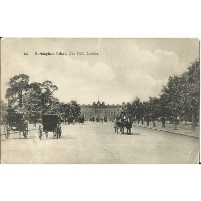 CPA: ANGLETERRE,LONDON, Buckingham Palace, The Mall, years 1910