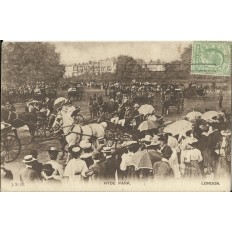 CPA: ANGLETERRE,LONDON, Hyde Park, years 1900