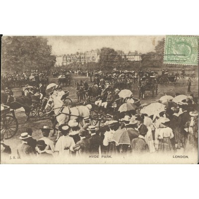 CPA: ANGLETERRE,LONDON, Hyde Park, years 1900