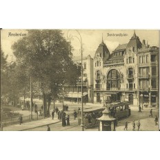 CPA: PAYS-BAS, AMSTERDAM Rembrandtplein, years 1900