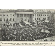 CPA: BELGIQUE, Souvenir du Bapteme de S.A.R. Le Prince Léopold, 1902