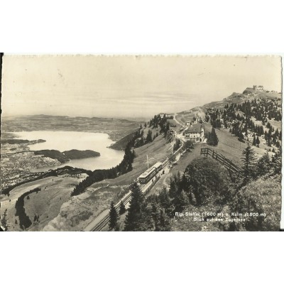 CPA: SUISSE, Rigi Staffel, Blick auf den Zugersee, années 1950