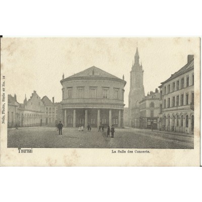 CPA: BELGIQUE, TOURNAI, La Salle des Concerts, vers 1900