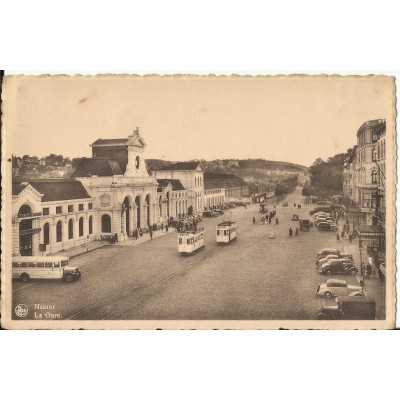 CPA: BELGIQUE, NAMUR, La Gare, vers 1930