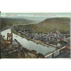 CPA: ALLEMAGNE, TRABEN-TRARBACH, Blick auf Ruine Grafinburg, jahre 1910