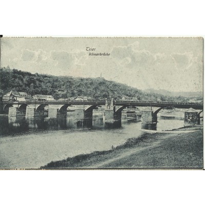 CPA: ALLEMAGNE, TRIER, Romerbrucke, jahre 1920