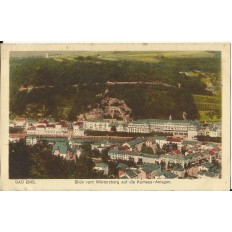 CPA: ALLEMAGNE, BAD EMS, Blick vom Wintersberg, jahre 1920