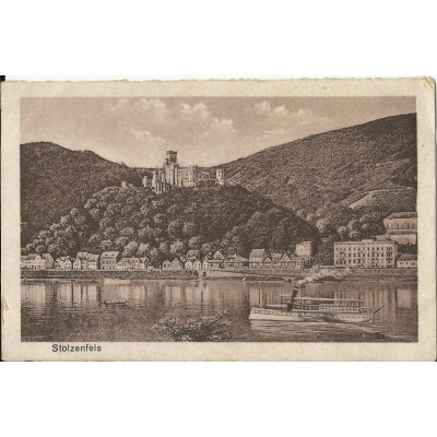 CPA: ALLEMAGNE, STOLZENFELS, jahre 1920