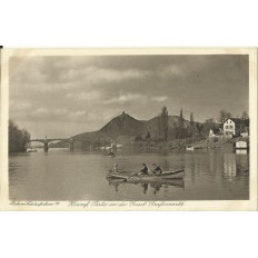 CPA: ALLEMAGNE, HONNEF, partie an der Ynsel Grafenwerth, jahre 1920