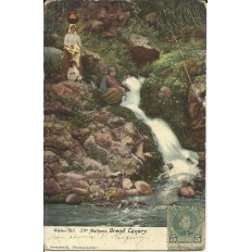 CPA: ESPANA, GRAND CANARY, Water-Fall, Sao MPatheos, anos 1909