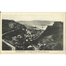 CPA: ALLEMAGNE, EHRENBREITSTEIN, Panorama von Ober-Ehrenbreitstein aus, jahre 1920