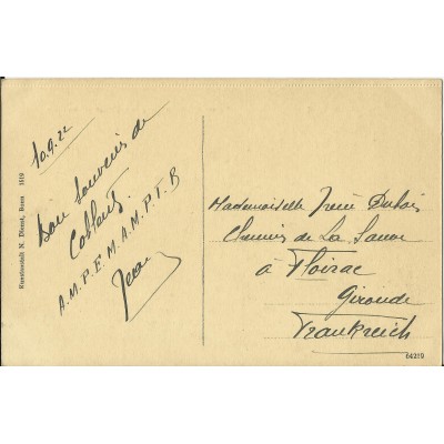 CPA: ALLEMAGNE, COBLENZ, Kaiser Wilhelm Ring mit Polizei-Prasidium, jahre 1920