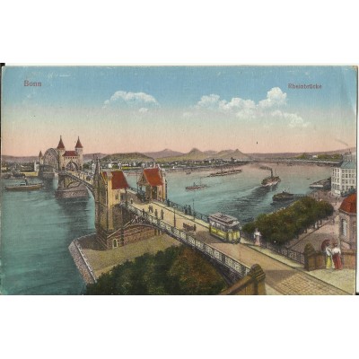 CPA: ALLEMAGNE, BONN, Rheinbrucke, (jahre 1920)