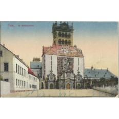 CPA: ALLEMAGNE, TRIER, St.Mathiaskirche, jahre 1920