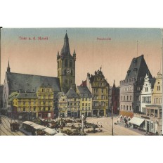 CPA: ALLEMAGNE, TRIER, Hauptmarkt, jahre 1920